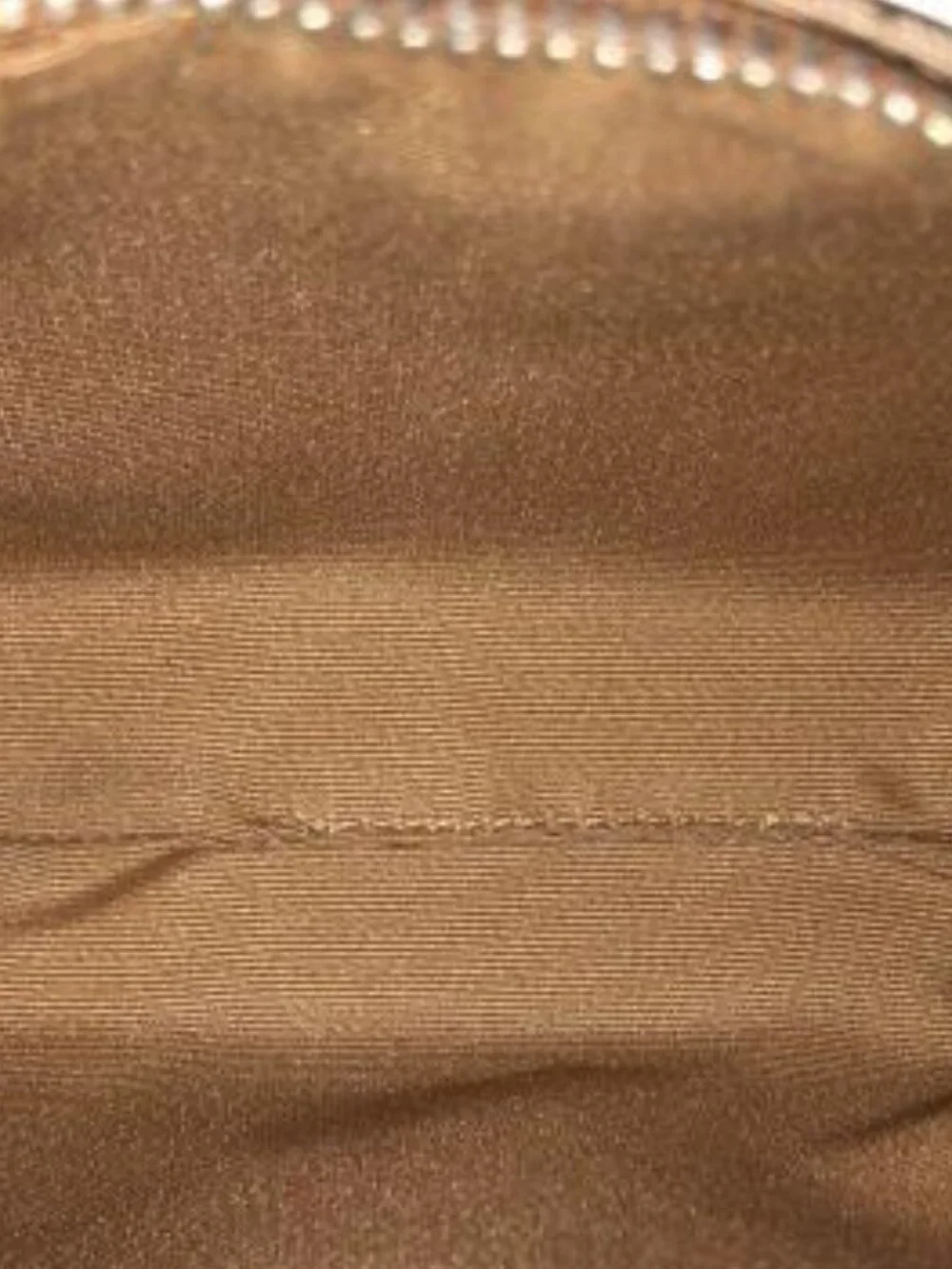 Coach Tan Brown/Khaki Signature C Jacquard Canvas Smooth Leather Wristlet Pouch
